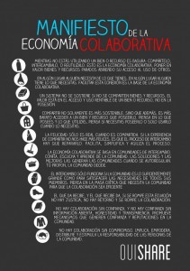 Manifiesto de la Economía Colaborativa 